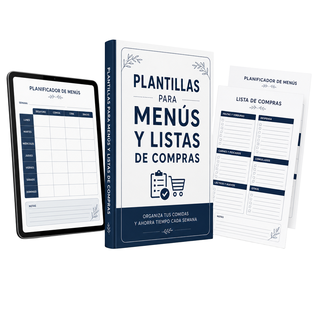 Plantillas Personalizables para Menús y Listas de Compras